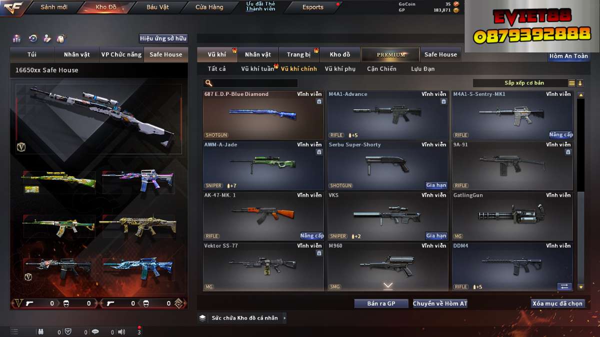 shop acc cf uy tin gia re